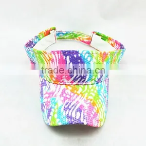 Custom Embroidery Colorful Sport Sun Hat Of Women thumbnail-3