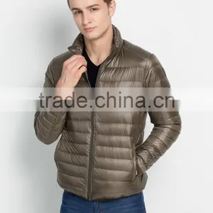 Men Winter Ultra Light Thin Down Feather Jacket thumbnail-3