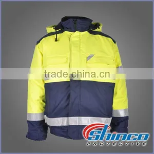 FR Jackets for Men Fluorescent Function for Safety Production thumbnail-1