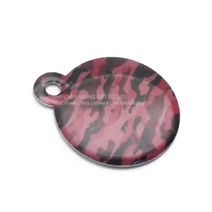 Custom Round Shaped Aluminum Printing Coat Expoxy Dog Tag thumbnail-4