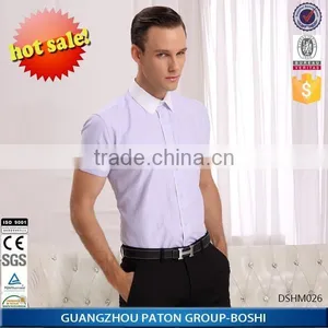 White Pink Checks Oxford Wholesale Mens Shirts thumbnail-3