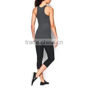 China Suppliers Factory Summer Woman Tank Top Custom Vest Gym Apparel thumbnail-3