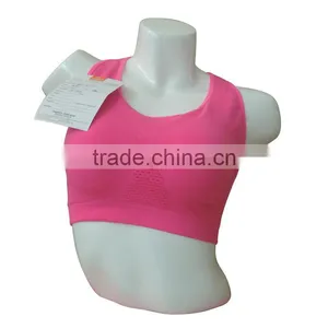 Nice Quality Seamless Woman Underwear Ladies Mesh Hole Sport Bra thumbnail-1