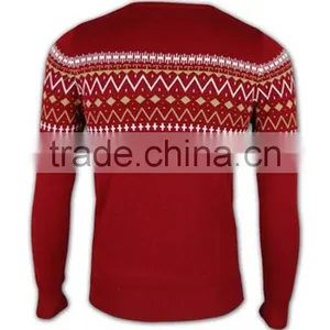ISO9001/BSCI Manufature Custom Popular Christmas Knitted Pullover Sweater thumbnail-4