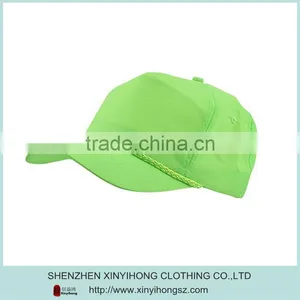 Light Green Color 100% Polyester Breathable Sports Caps/ Hats thumbnail-1