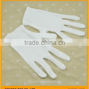Cheap Working Knitted White Cotton Gloves thumbnail-2