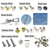 Rapid Rivet, Chicago Screw, Tubular Rivet, Snap Rivet, Crocs Rivet, Rivet Fastener, Split Rivet, Semi Tubular Rivet, Bifurcated Rivet, Rivet Manufacturer, Book Screw thumbnail-1