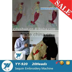 YY-18 20 21 Heads Double Sequins Computerized Embroidery Machine thumbnail-1