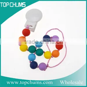 Promotional Environmental Silicone Pacifier Holder Baby Pacifiers thumbnail-1