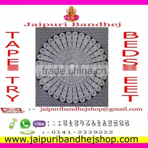 Jaipuri Mandala Cotton Tapestry thumbnail-4
