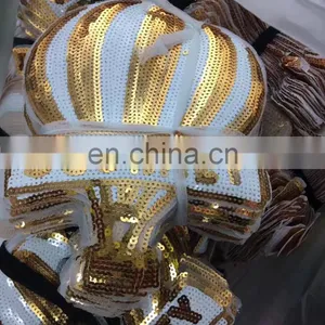 Fashion Embroidery Two Side Design Reversible Sequins Patch thumbnail-4