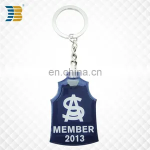 3d Vest Shaped Promotional Custom Metal Keychain thumbnail-1