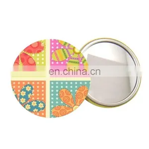 Wholesale Antique Custom Made Round Plain Metal Mirror thumbnail-1