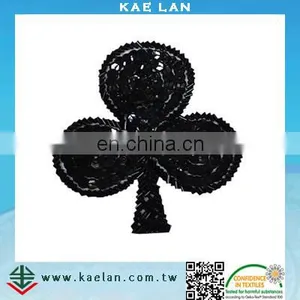 Custom Embroidery Crown Badge With Rhinestone thumbnail-3