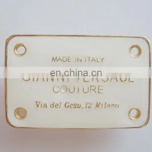 Promotional Price Custom Logo Rectangle Labels Metal Luggage Tags thumbnail-1