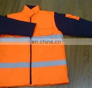 Light-color Jacket Workwear Hi-vis Fluorescence Green Reflective/safety Coat Warm Flight Jacket Police Uniform thumbnail-4