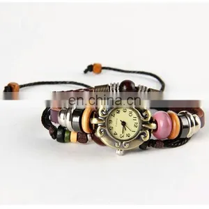 High Quality Arrivals Fashion Stainless Steel Genuine Charm Leather Pocket Watch thumbnail-4