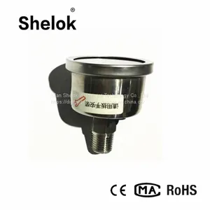 Spiral Tube 40mm Oil Back Connection Pressure Gauge Mpa kg Psi thumbnail-5