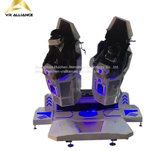 Exciting Double Seats Super Rocket Simulator 9D Virtual Reality VR Game Machine For Sale thumbnail-4
