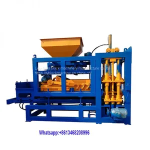 QT6-15 Full Automatic Concrete Hollow Brick Cement Paver Brick Making Machine thumbnail-4
