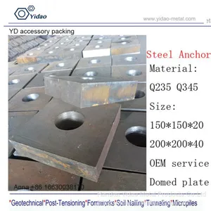 Anchor Steel Plate 120x120x20 for Construction thumbnail-1