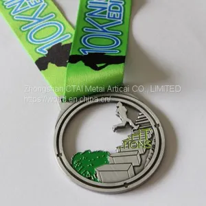 Newest Hot Sale Antique Effect Sport Medal for Souvenir thumbnail-2