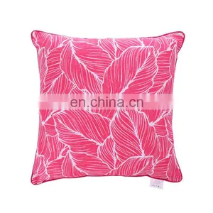 Outdoor Accent Pillow Cover Flamingo Paradise Large Water UV Stain-Resistance Tropical Decorative Replacement Cushion Cover thumbnail-3