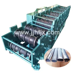 Special Shape Steel Pipe Making Machine for Metal Door Frame Profile (P Shaped) thumbnail-3