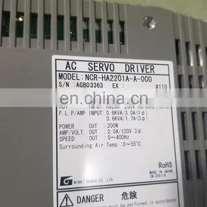 NCR-HA2201A-A-000 Servo Driver NMR-SAEIA2-131A Servo Motor thumbnail-2