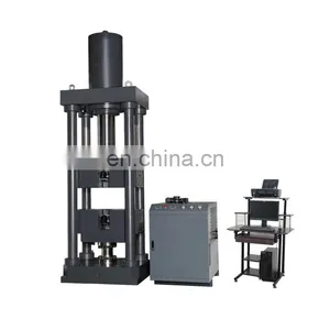 Electro-hydraulic Single Space Hydraulic Servo Tensile Force Strength Universal Testing Machine thumbnail-1