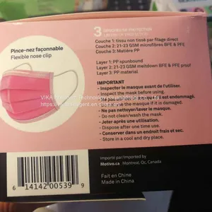 Multiple Colors Protective Face Mask Effective Resistance to Droplets thumbnail-3
