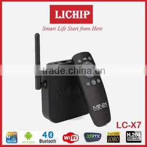 Smart Wifi Android 4.2 Bluetooth 4.0 RK3188 1080P LC- X7 TV Box thumbnail-2