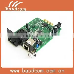 Fiber Optic Media Converter Card for Managed Rack Mount Chassis thumbnail-1