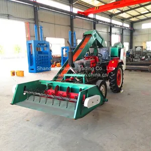 Farmers Are Good Helpers. Corn Thresher Double Fan Automatic Feeding and Stick Beating Machine Saves Time and Labor thumbnail-1