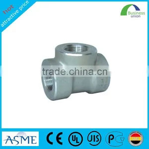 Galvanized Steel 304stainless Steel Pipe Tee Reducer Tube Tee thumbnail-1