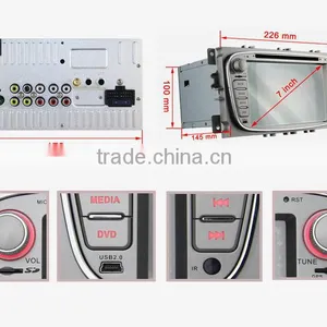 Car Stereo for Ford Focus Mondeo GPS Navigation DVD Auto Radio Headunit Satnav 3G WIFI IPOD BT SWC AUX USB/SD AM/FM MP3/MP4 thumbnail-2
