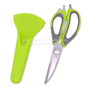 Chef's Heavy Duty Kitchen Scissors 8-in-1 Multi-Purpose Utensils With Magnetic Holder thumbnail-1