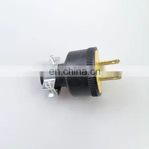Hot Selling Yellow Power Plugs Copper Accessories Electric Plug Socket thumbnail-2