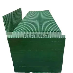 Corrosion Resistant FRP/GRP Molded Resin Plastic Fiberglass Mesh Gratings thumbnail-1