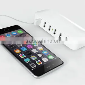6 Port USB Charging Station Multi-Port USB Charger Desktop Hub for IPhone 6s thumbnail-4