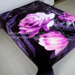 Raschel Mink Polyester Blanket /Korean Cloudy Blanket thumbnail-2