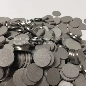 Porous 0.5 Micron SS316L stainless steel filter discs thumbnail-2