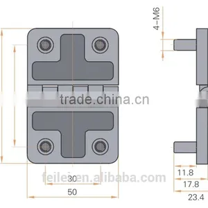 Hinge for Cabinet Lock Equipment of Industry Electric Cubicle Use thumbnail-5