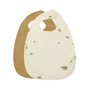 Wholesale Waterproof PU Leather Bibs for Baby Newborns Infants Toddlers Set thumbnail-3