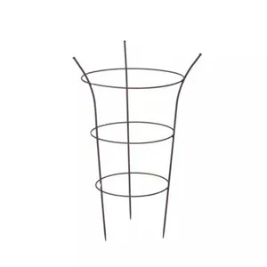 Youlite Metal Garden Trellis Leaves Plant Support Garden Plant Trellis Plant Cages Garden Obelisk thumbnail-3