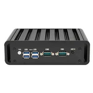 Cheapest Industrial PC Intel I5-7200U 16+256GB Wifi IP51 Industrial Fanless Mini PC With DC RJ45 LAN HDM-I VGA RS232 RS485 Port thumbnail-5
