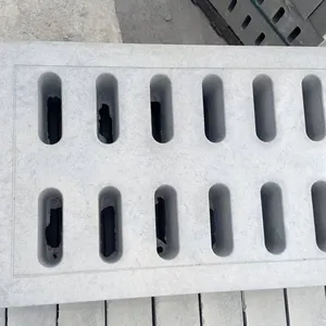 Concrete Steel Bar Ditch Cover Plate Mold, Leakage-preventing Precast Grate Plastic Mold, Sturdy and Durable thumbnail-5