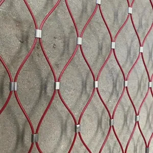 Soft and Flexible Stainless Steel Wire Rope Net for Zoo Applications thumbnail-4
