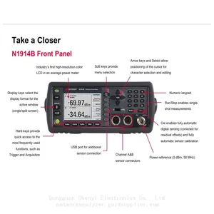 Keysight N1914B EPM Series Dual-Channel Power Meter Compatible Power Sensors U2060X-Series thumbnail-2