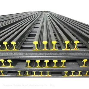 Custom-sized Steel Rail Profile Processing; Railway Rails thumbnail-1